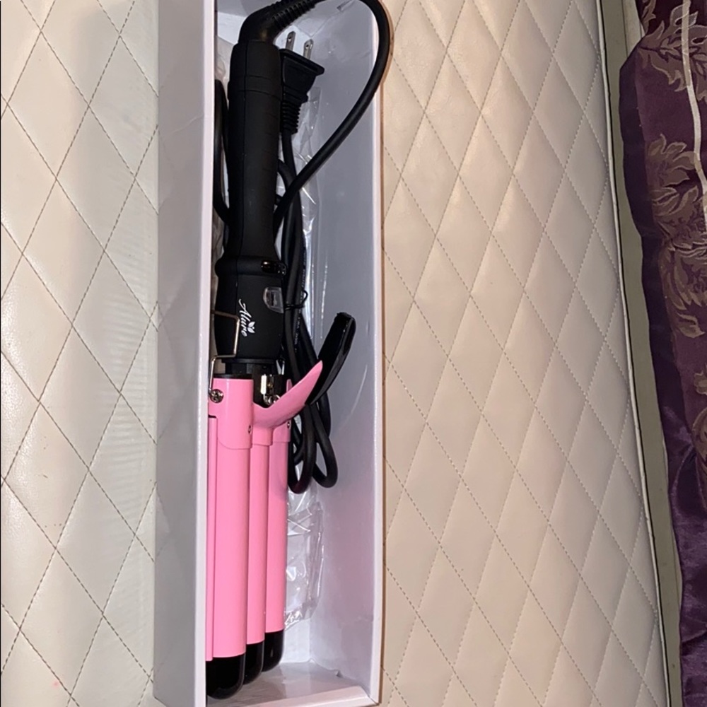 Curling iron 1 inch 3 barrel hair crimper